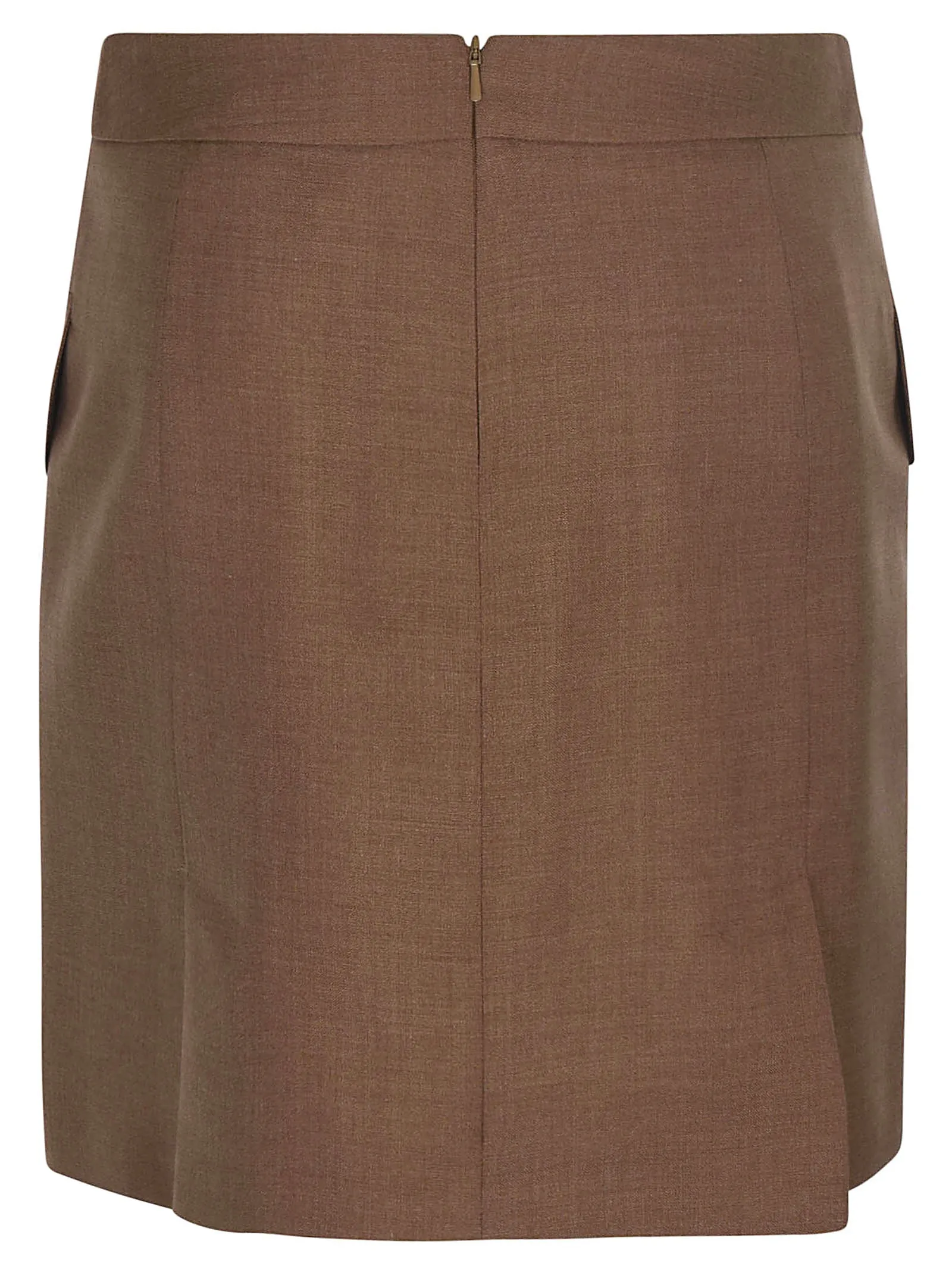 Max Mara High Waist Zipped Skirt