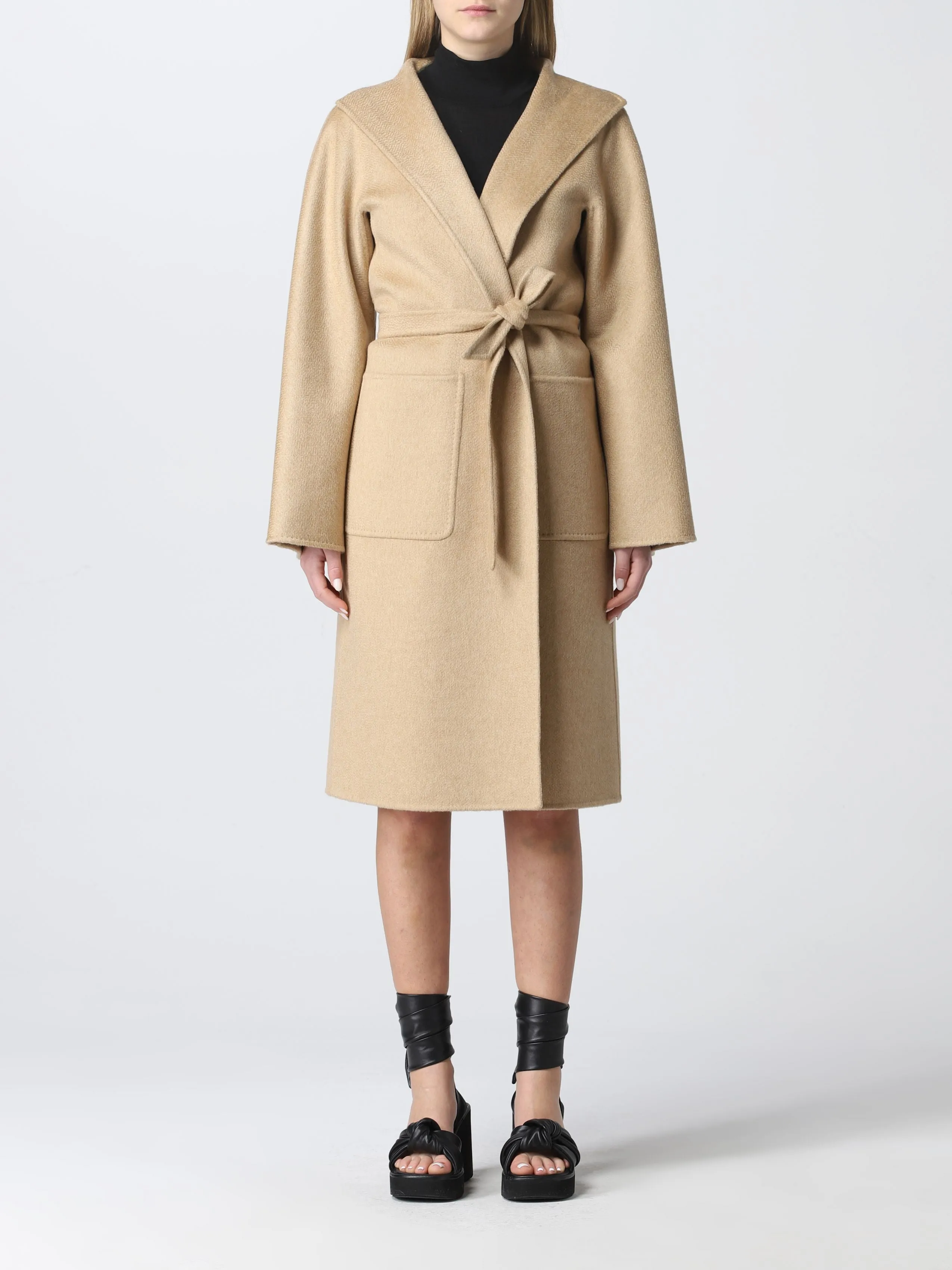 Max Mara Lilia Belted Wrap Coat