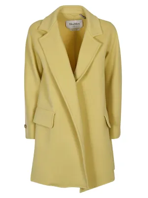 Max Mara Logo Patch Long-Sleeved Coat