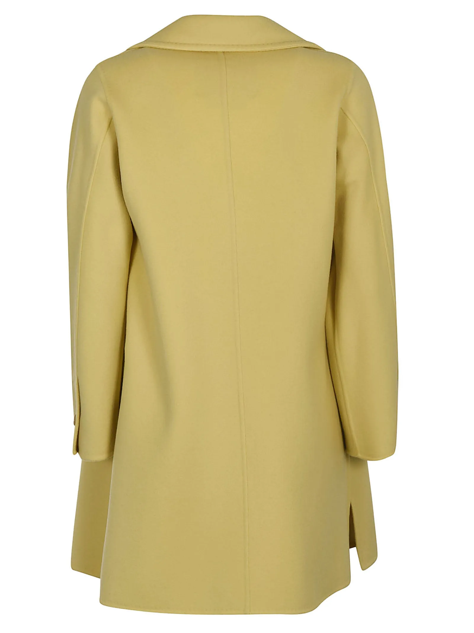 Max Mara Logo Patch Long-Sleeved Coat