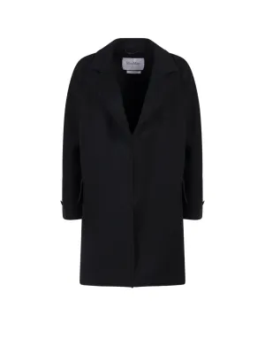 Max Mara Logo Patch Long-Sleeved Coat