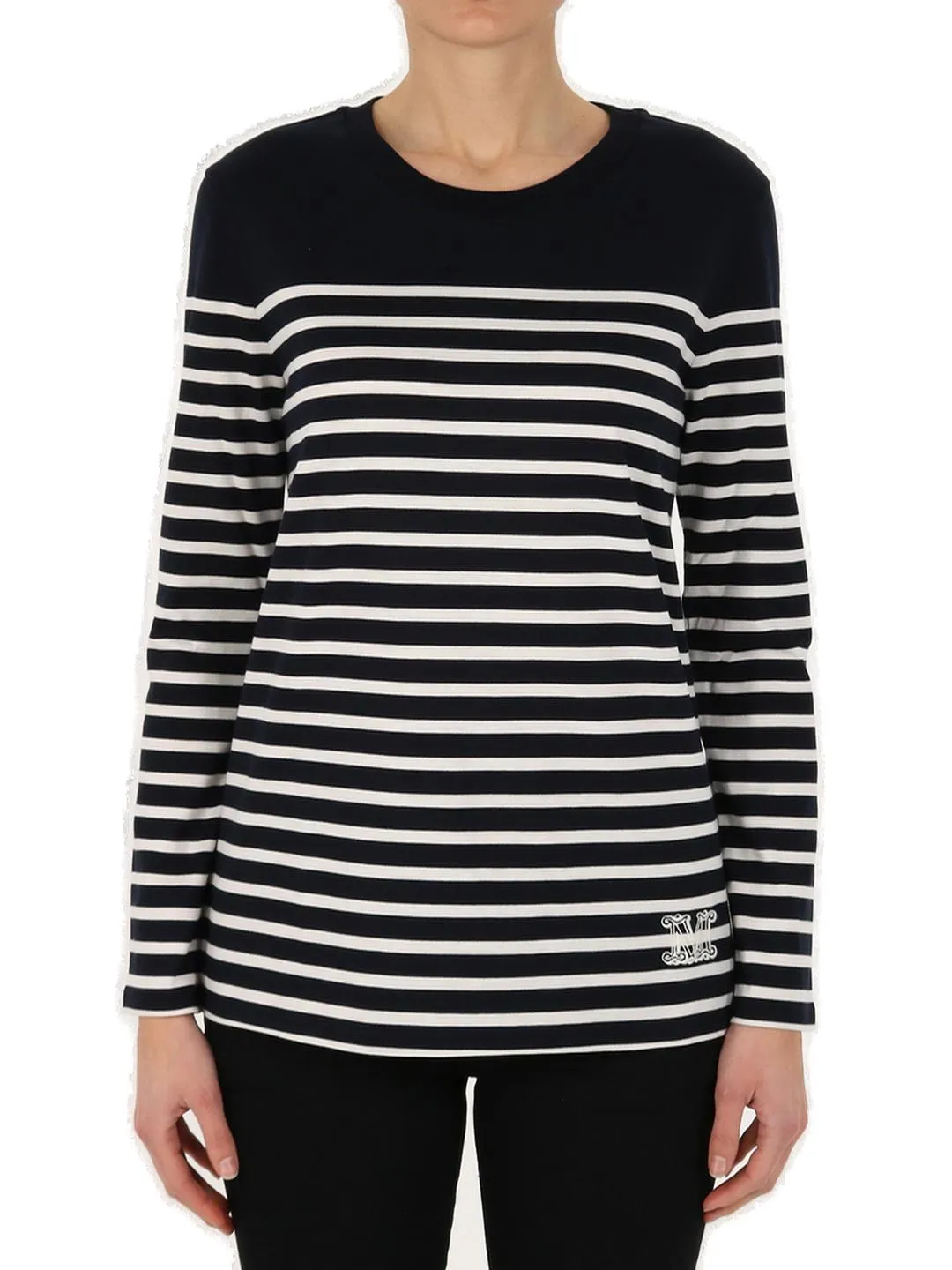 Max Mara Mintea Striped Long-Sleeve T-Shirt