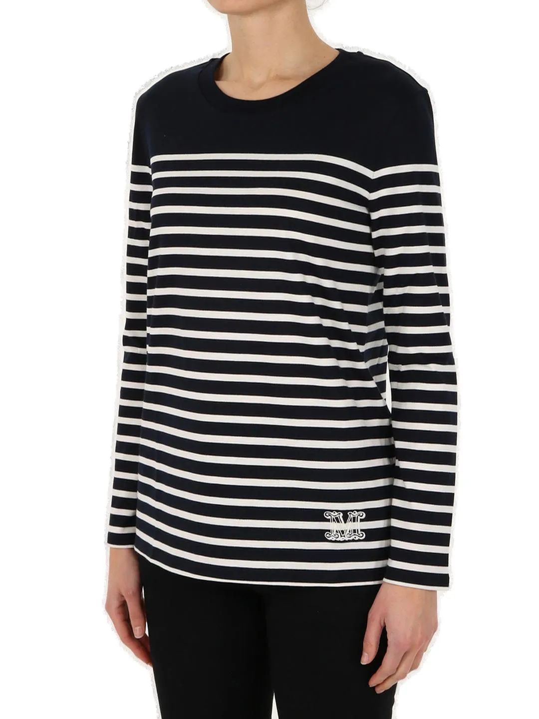 Max Mara Mintea Striped Long-Sleeve T-Shirt
