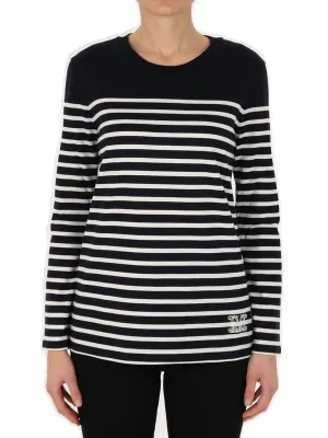 Max Mara Mintea Striped Long-Sleeve T-Shirt