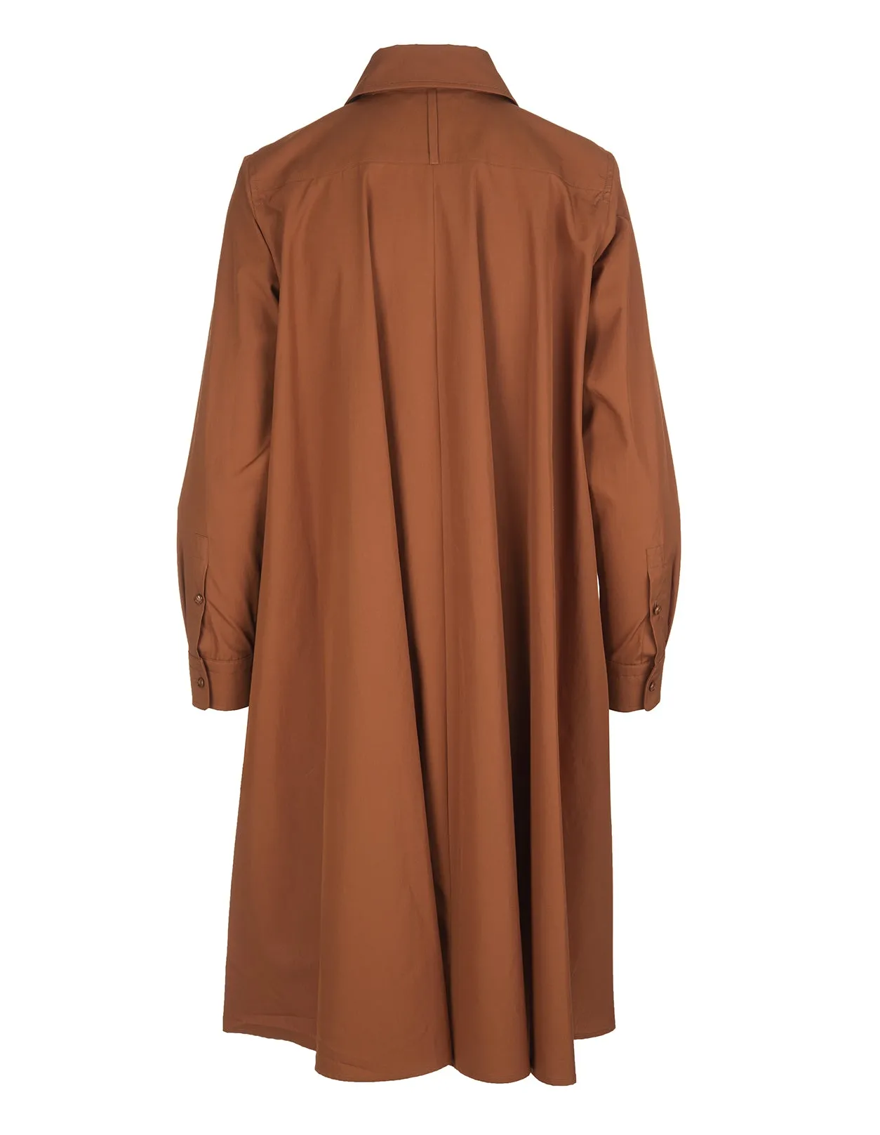Max Mara Pleat Detailed Shirt Dress