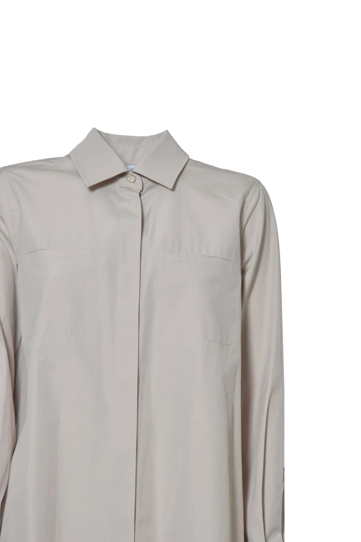 Max Mara Pleat Detailed Shirt Dress