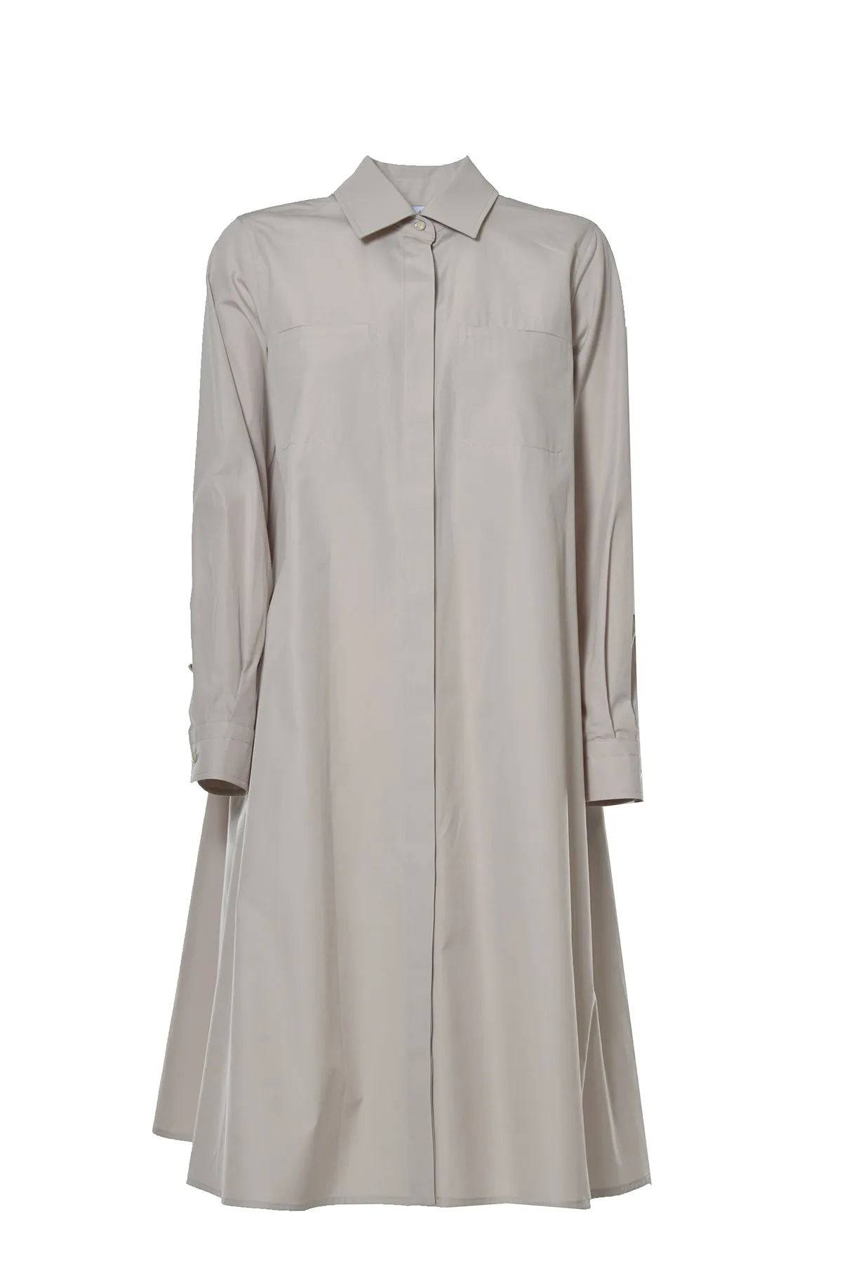 Max Mara Pleat Detailed Shirt Dress