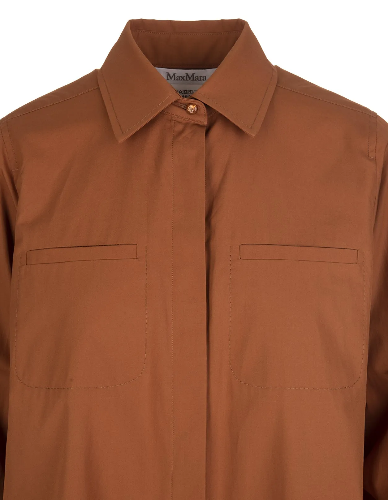 Max Mara Pleat Detailed Shirt Dress