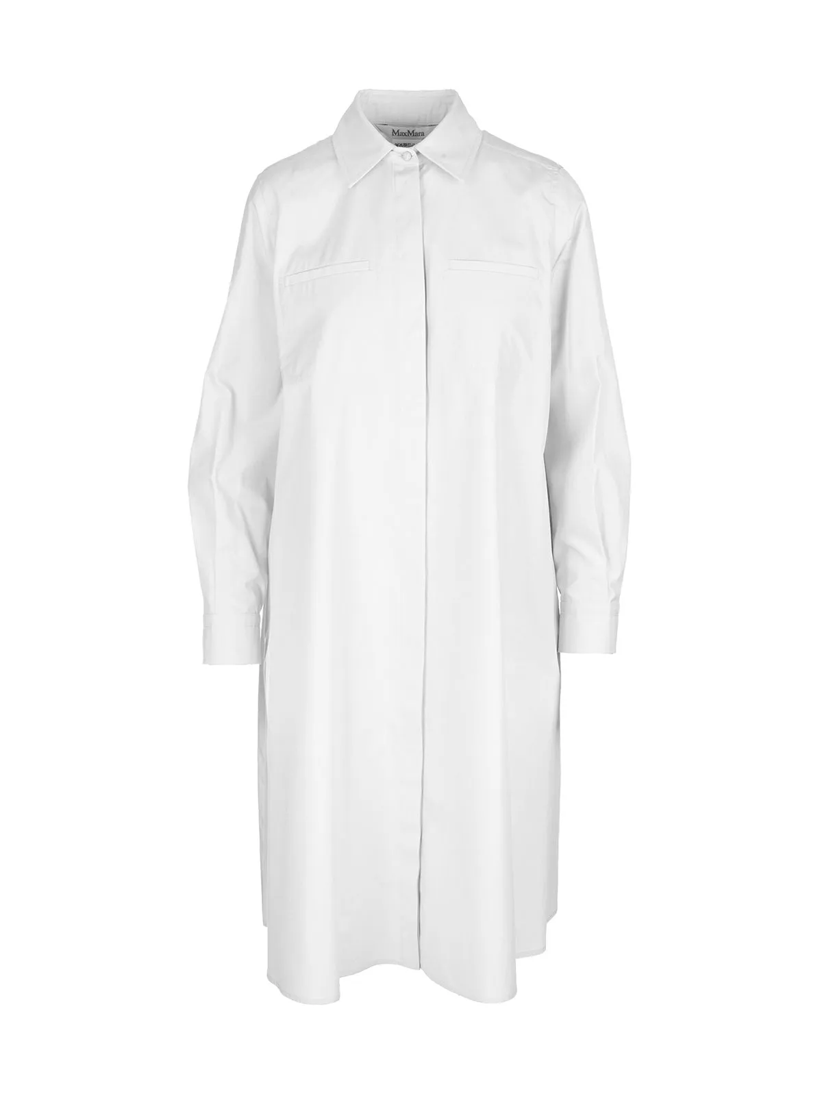 Max Mara Pleat Detailed Shirt Dress