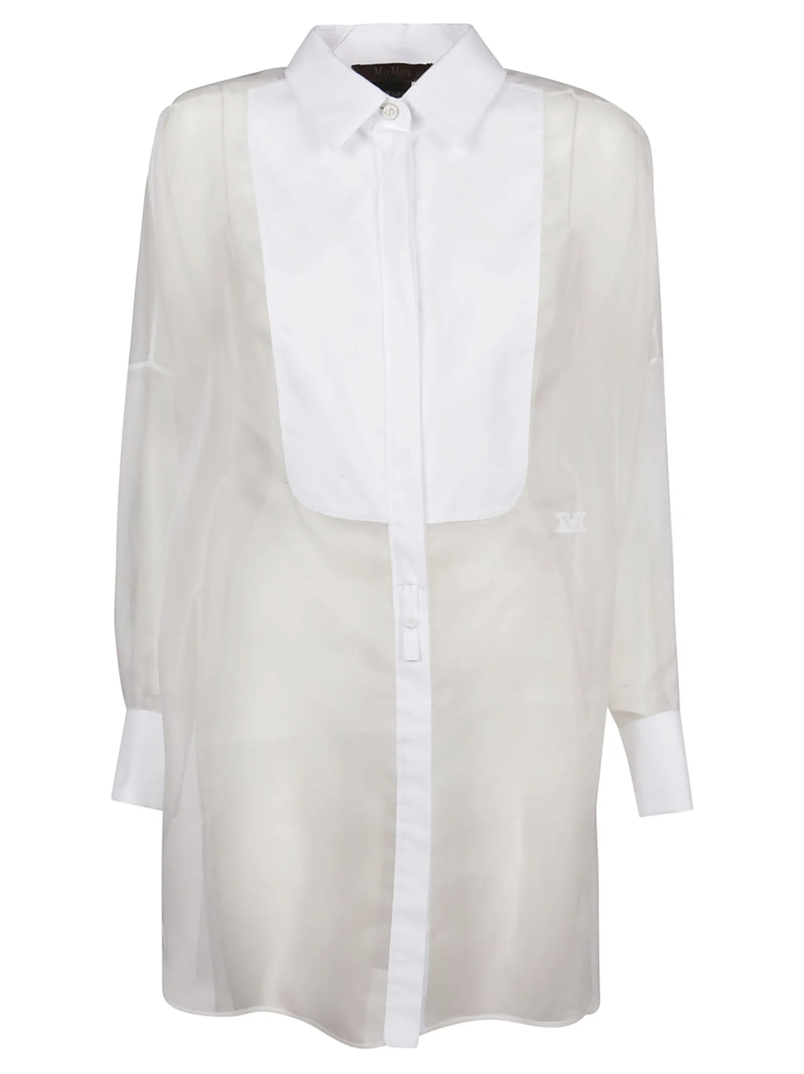Max Mara Scire Embroidered Monogram Shirt