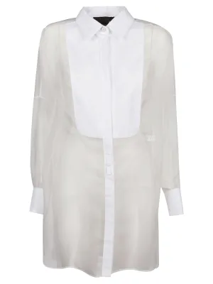 Max Mara Scire Embroidered Monogram Shirt
