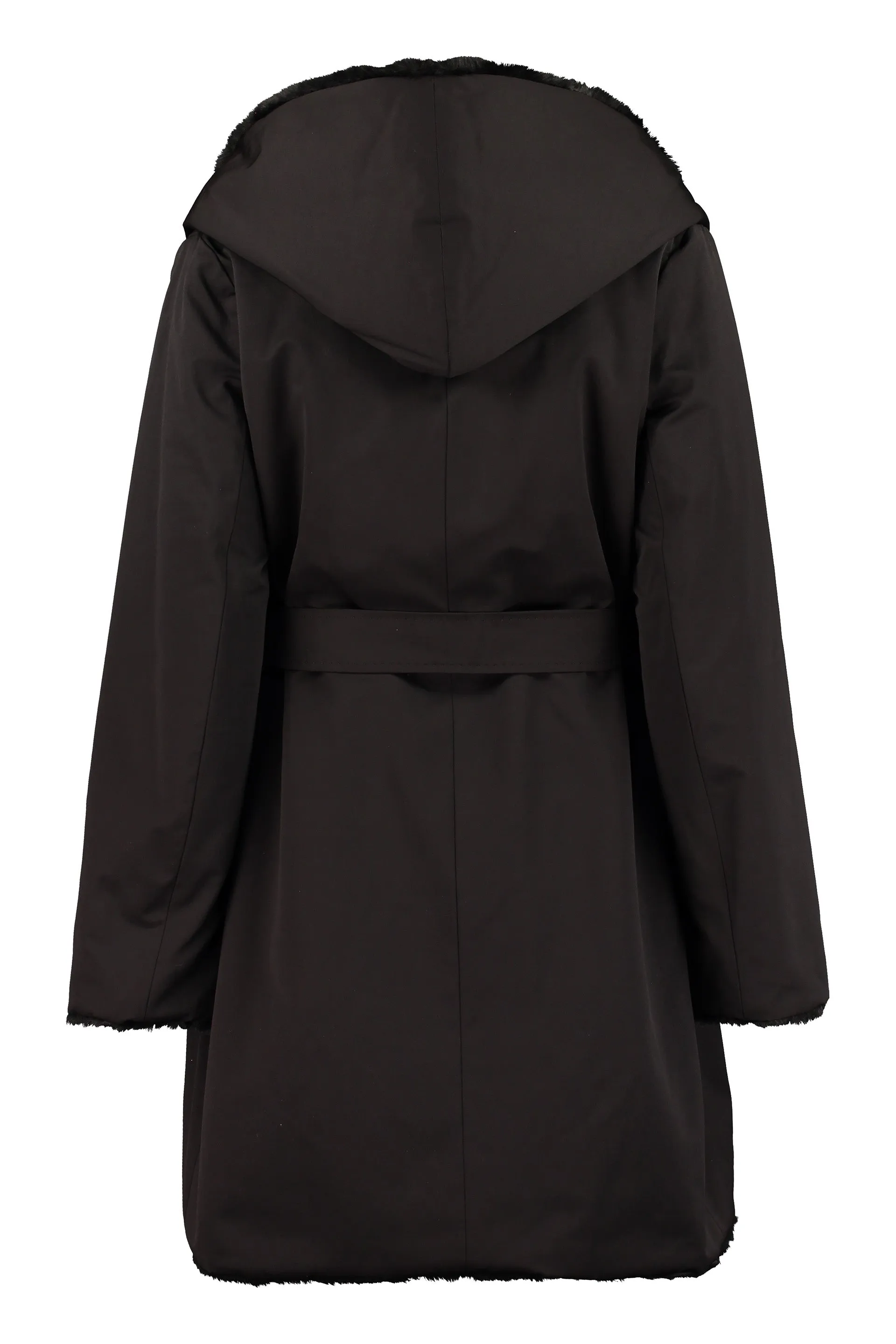 Max Mara Studio Felice Belted Long-Sleeved Coat