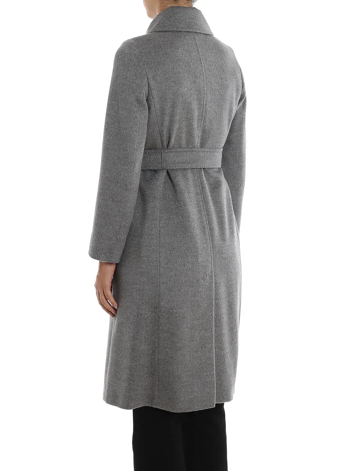Max Mara Studio Tied Waist Mid Length Coat