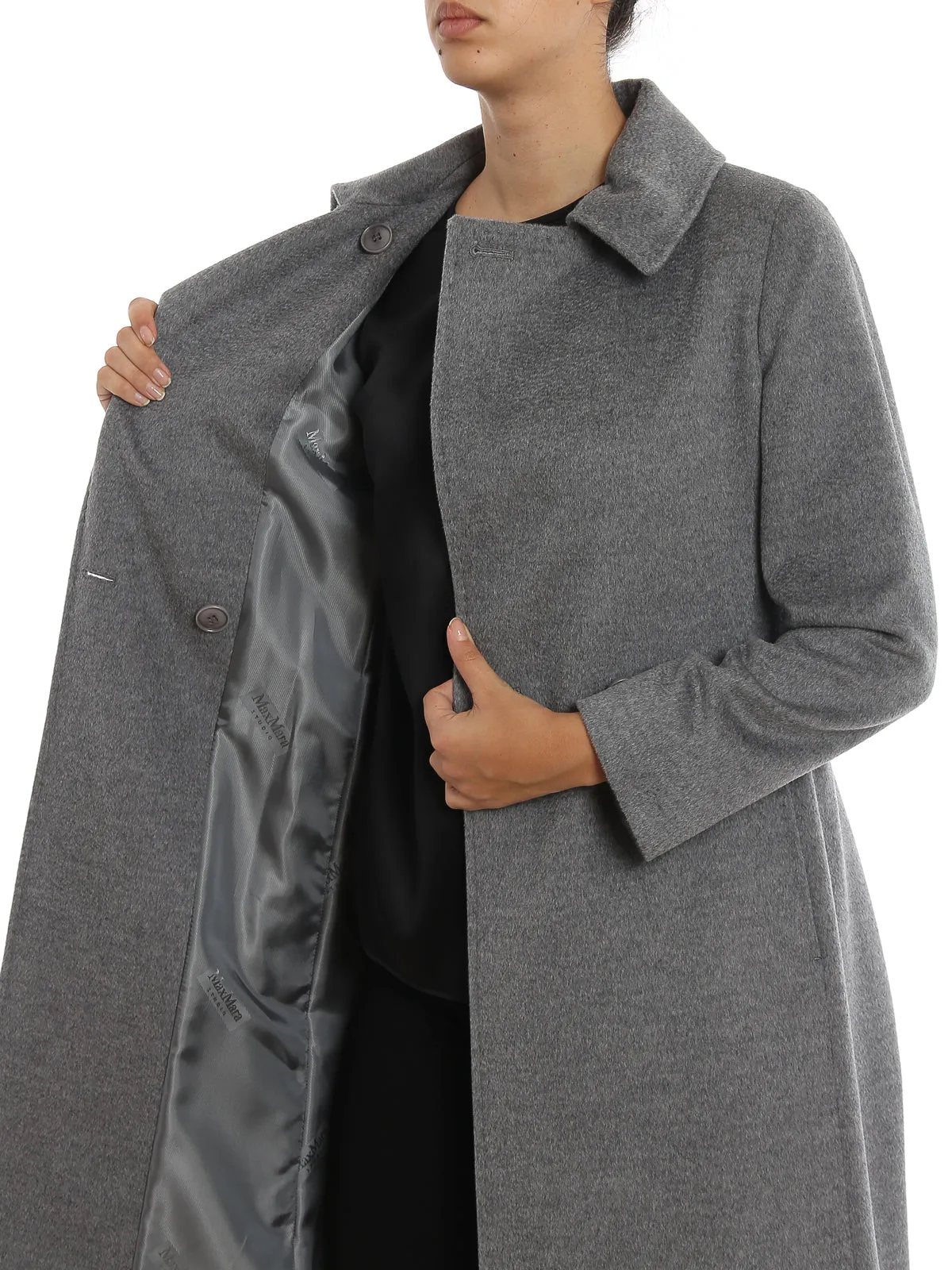Max Mara Studio Tied Waist Mid Length Coat