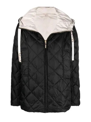 Max Mara The Cube Drawstring Hooded Coat