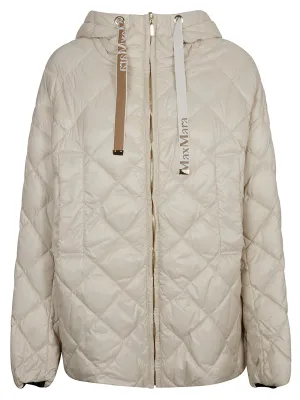 Max Mara The Cube Drawstring Hooded Coat