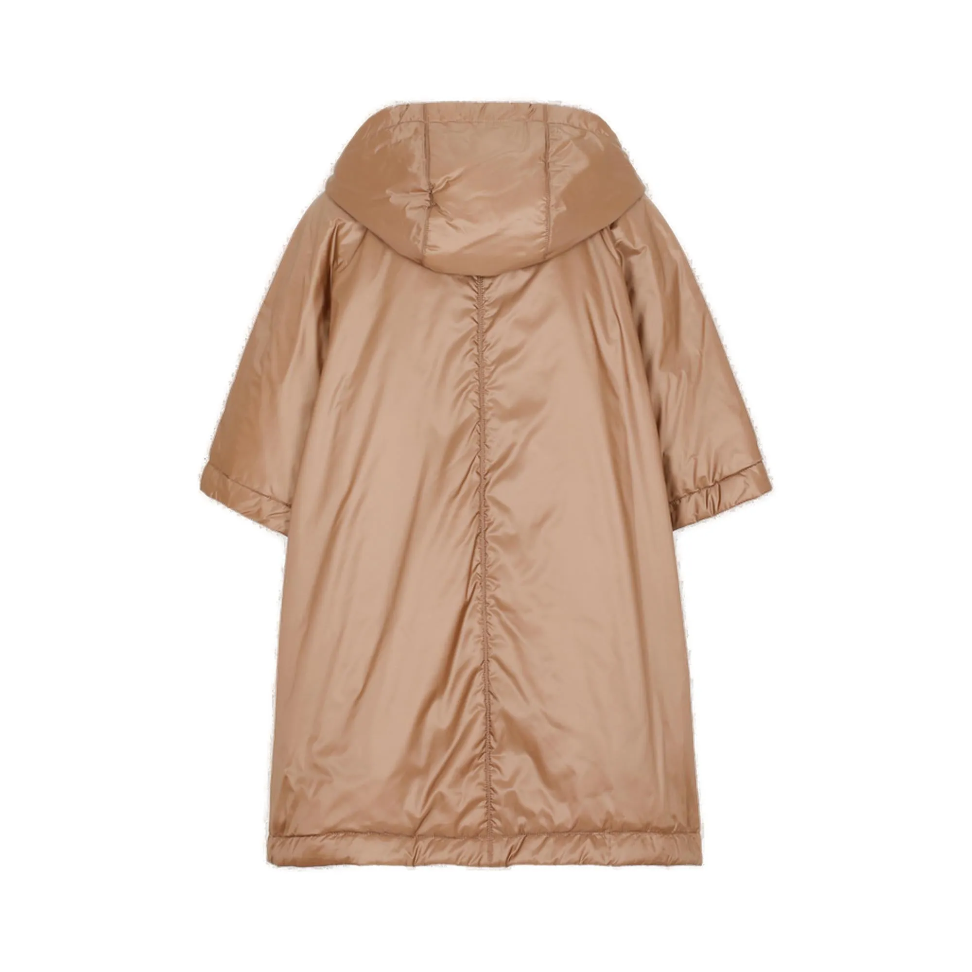Max Mara The Cube Zip-Up Drawstring Puffer Coat