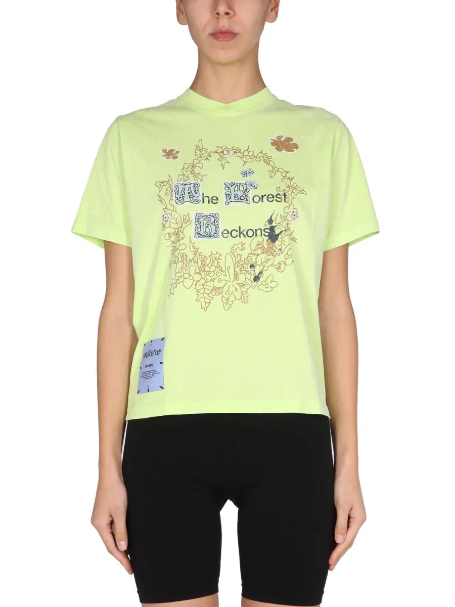 McQ Alexander McQueen Printed Crewneck T-Shirt
