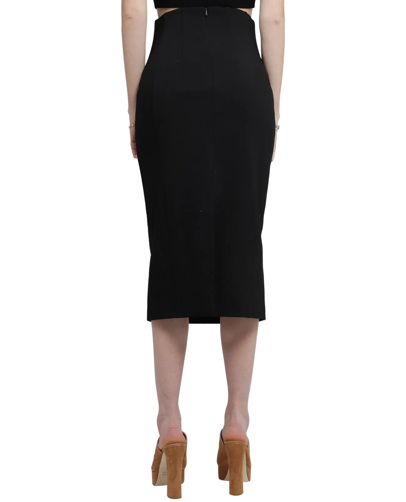 Michael Kors Stretch Midi Pencil Skirt
