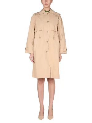 Michael Michael Kors Buttoned Long-Sleeved Coat