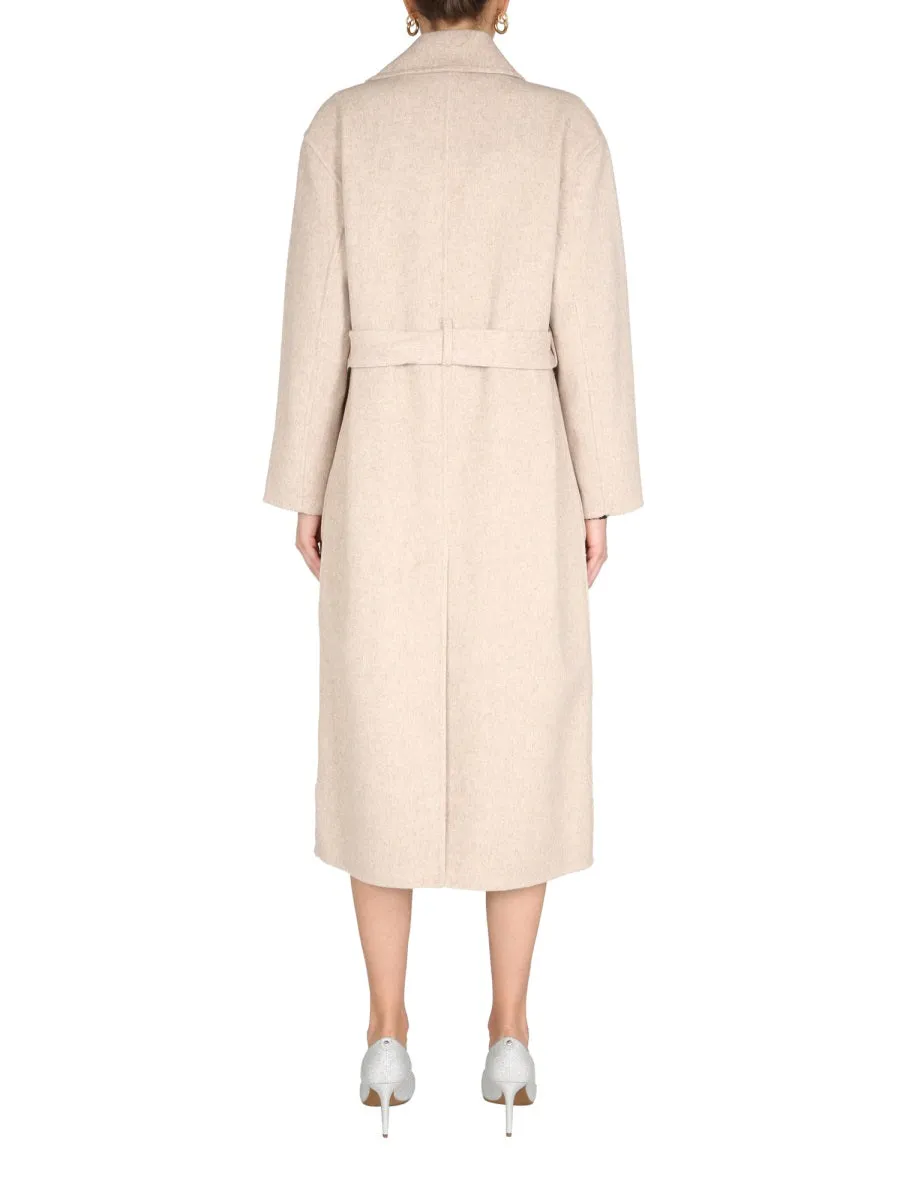 Michael Michael Kors Double-Breasted Tailored Coat