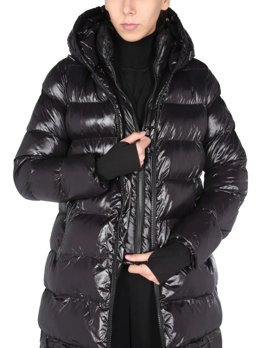 Michael Michael Kors High-Shine Straight Hem Coat
