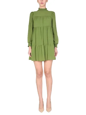 Michael Michael Kors Long-Sleeved Mini Dress