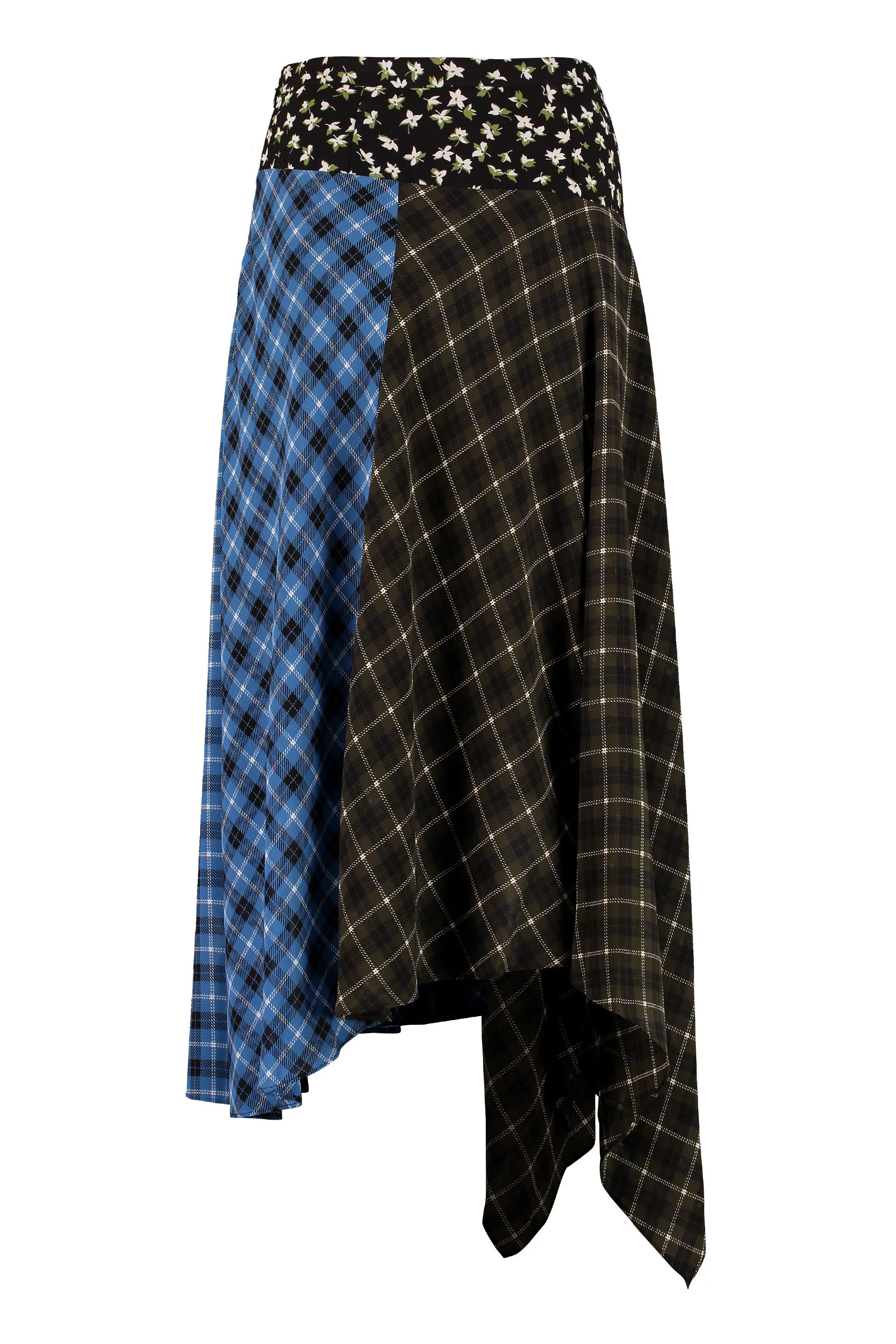 Michael Michael Kors Patchwork Midi Skirt