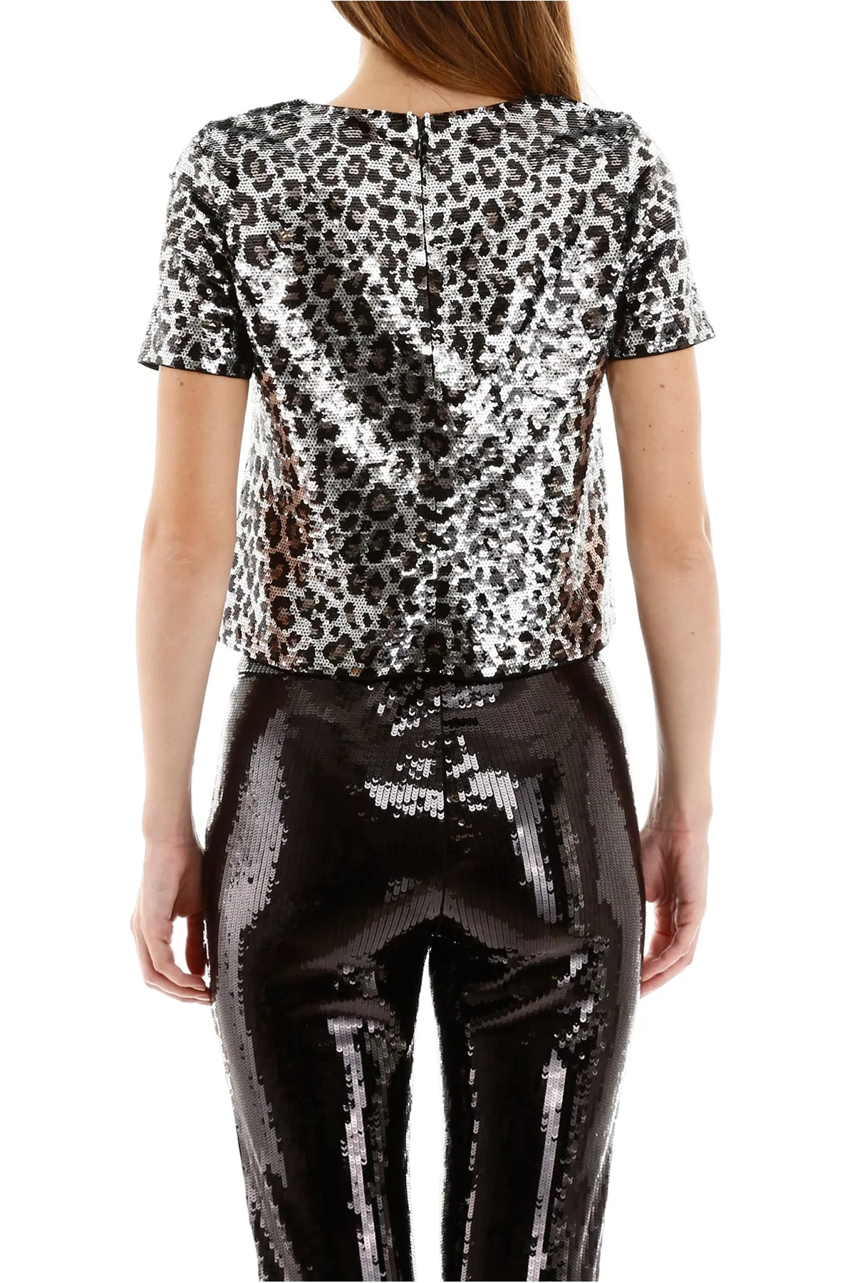 Michael Michael Kors Sequined Leopard Top