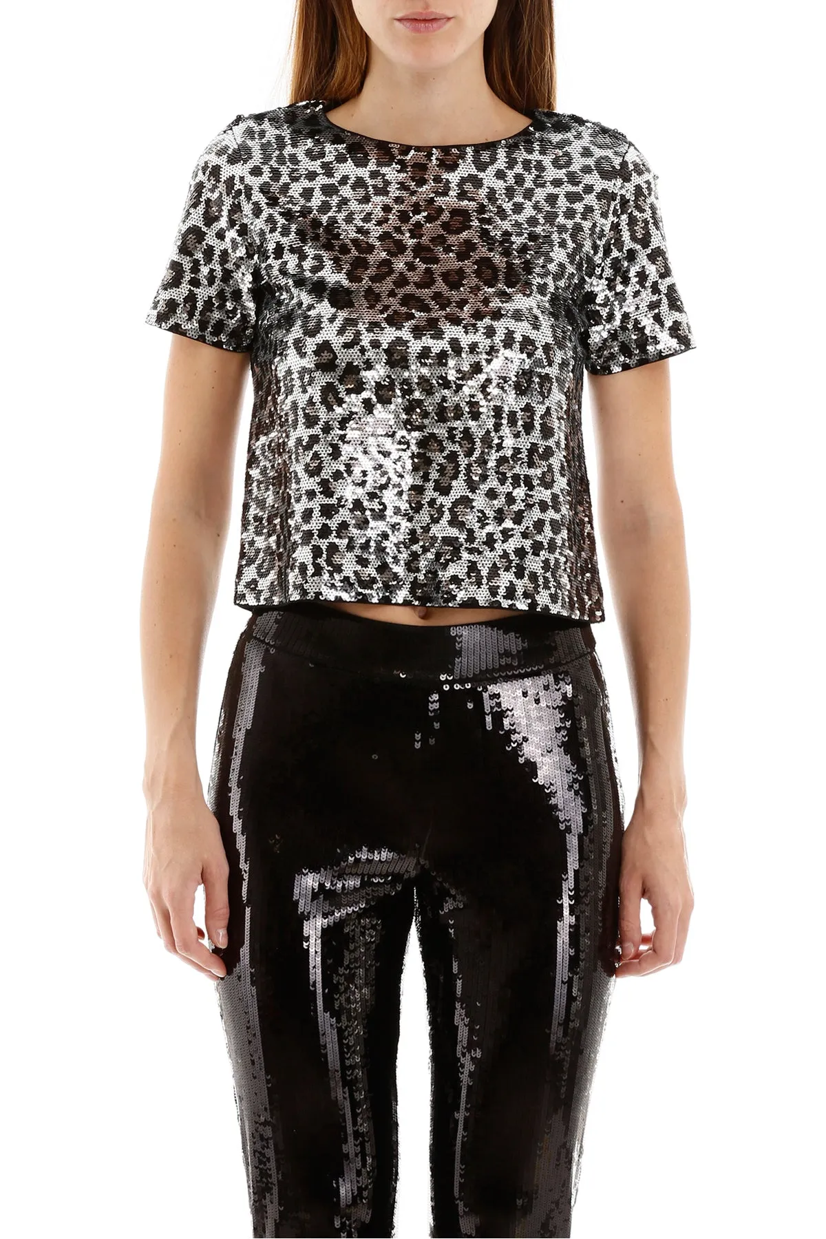 Michael Michael Kors Sequined Leopard Top