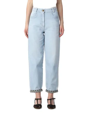 Missoni Zig-Zag Detailed Denim Jeans