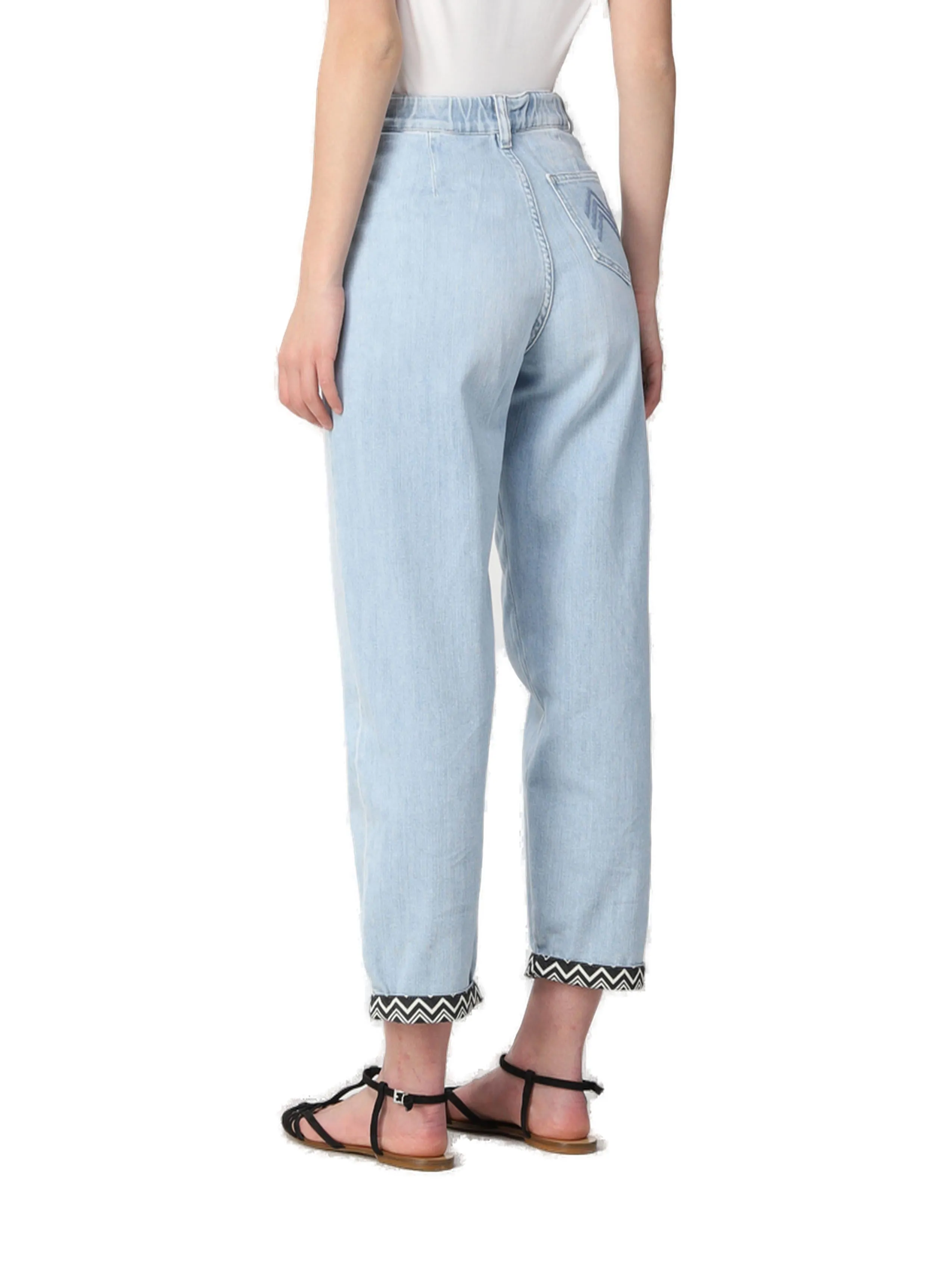 Missoni Zig-Zag Detailed Denim Jeans