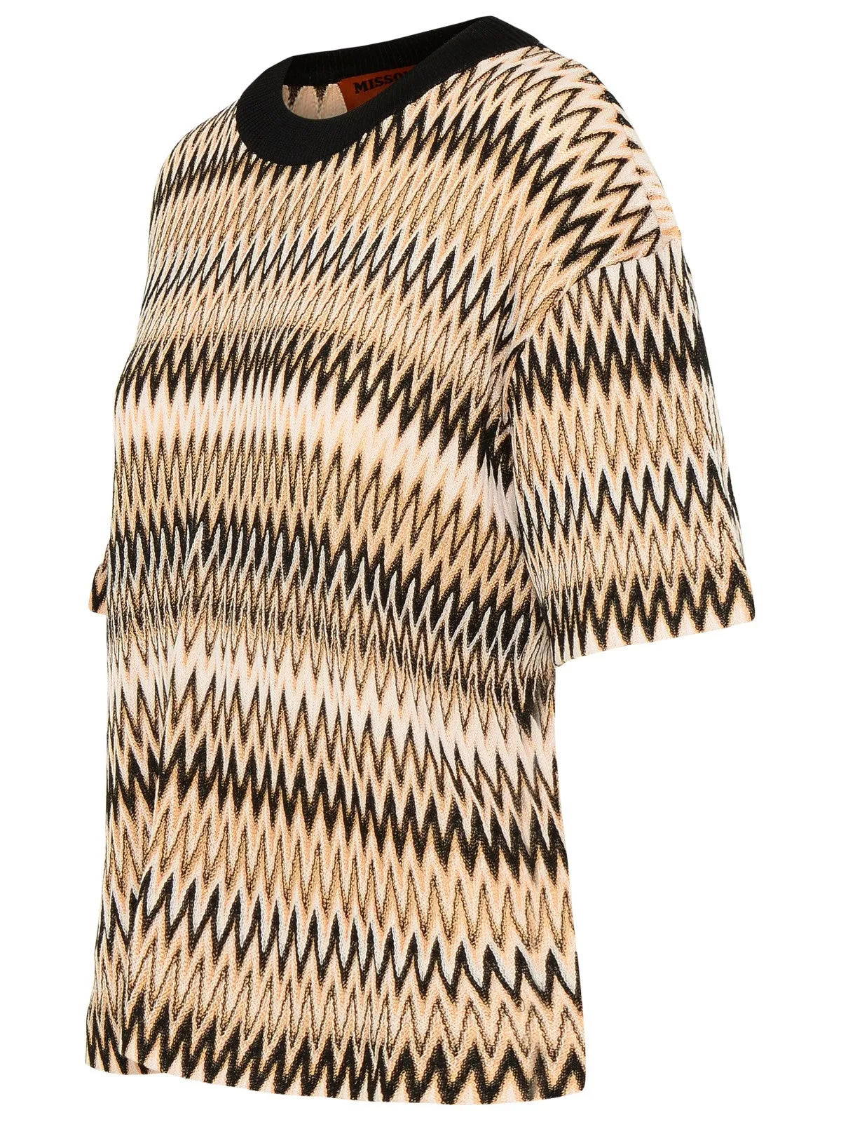 Missoni Zigzag-Knit Short Sleeved T-Shirt