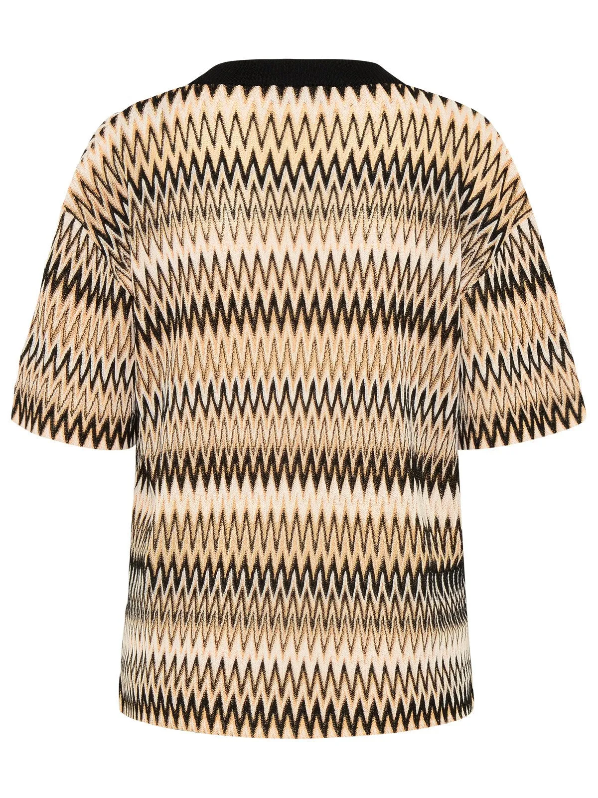 Missoni Zigzag-Knit Short Sleeved T-Shirt