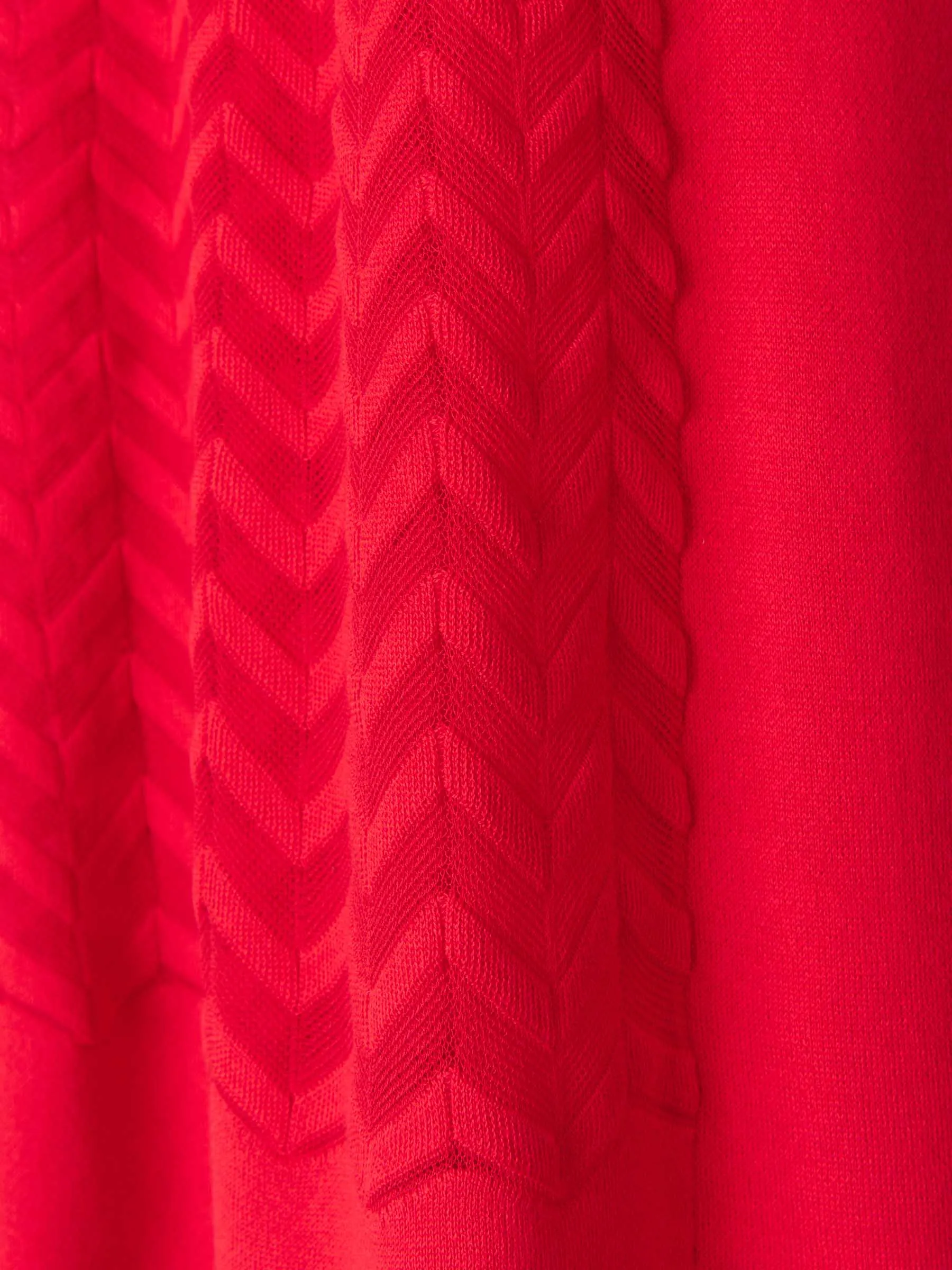 Missoni Zigzag Pleated Knitted Midi Skirt