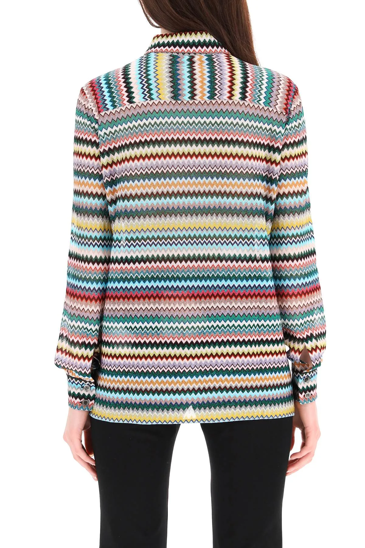Missoni Zigzag-Print Long-Sleeved Shirt