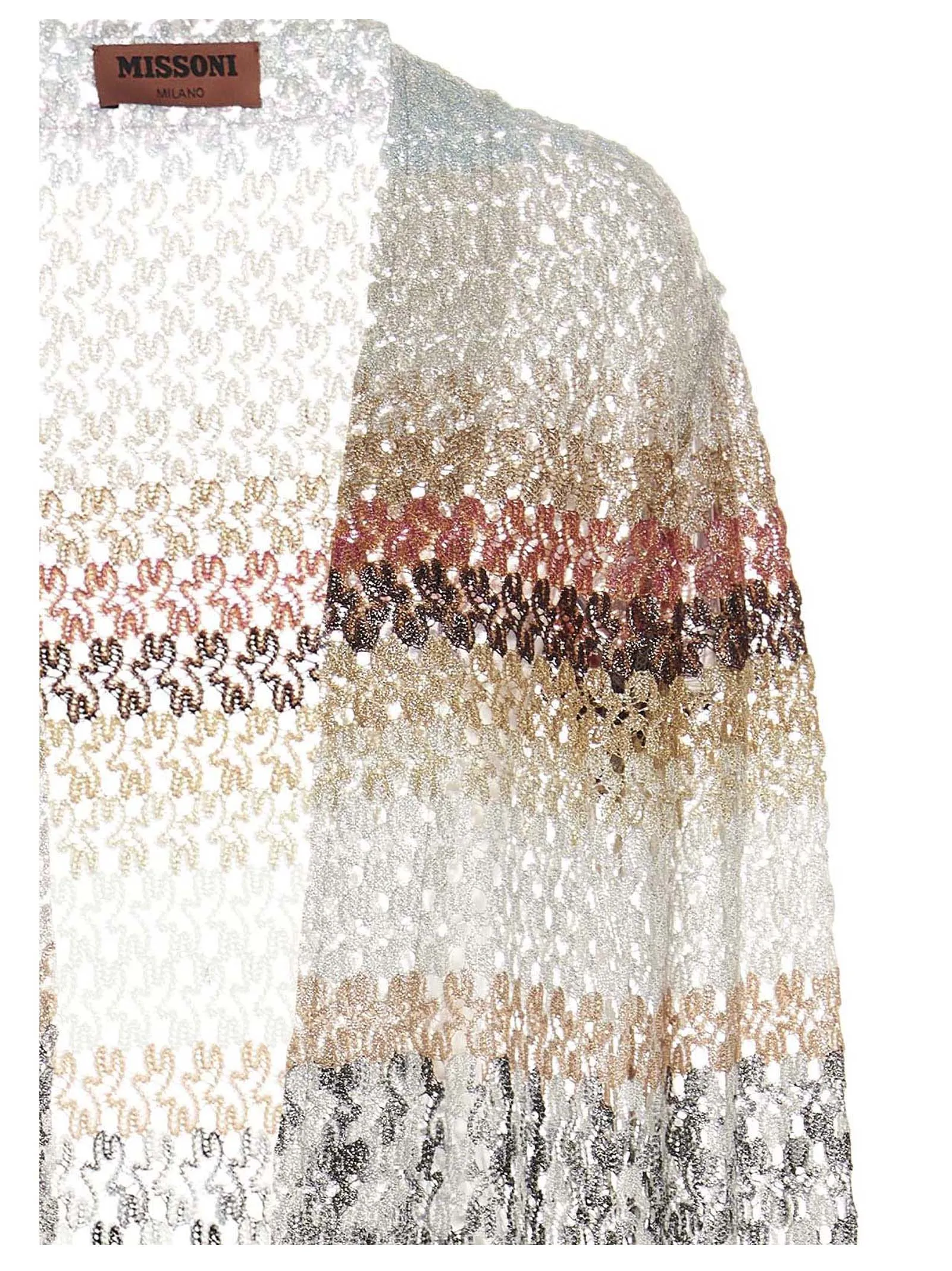Missoni Zigzag Woven Knitted Long Sleeved Cardi-Coat