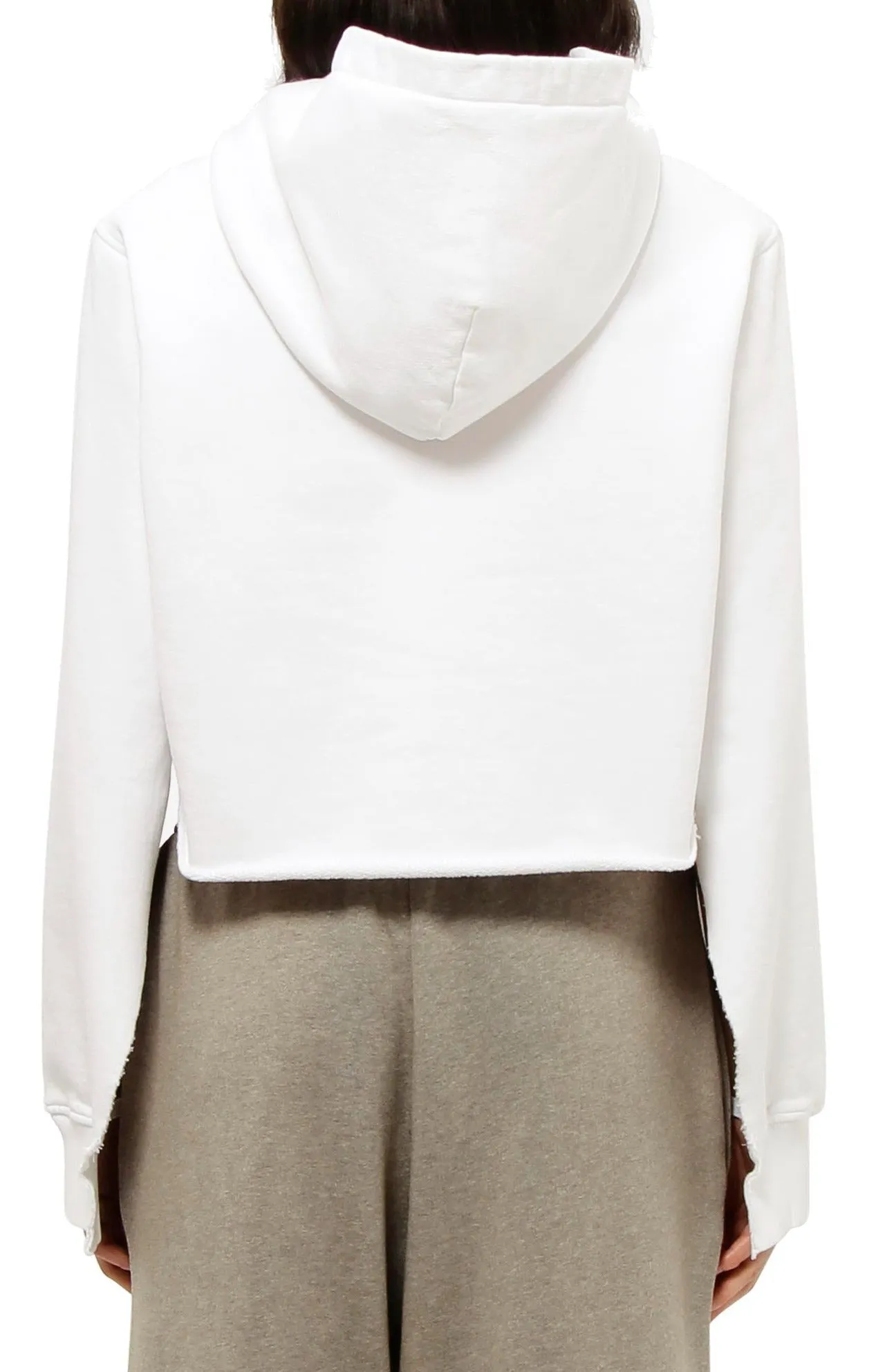 MM6 Maison Margiela Classic Cropped Hoodie