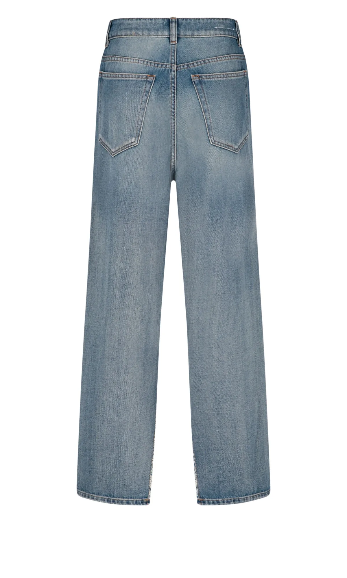 MM6 Maison Margiela Cropped Slit Jeans