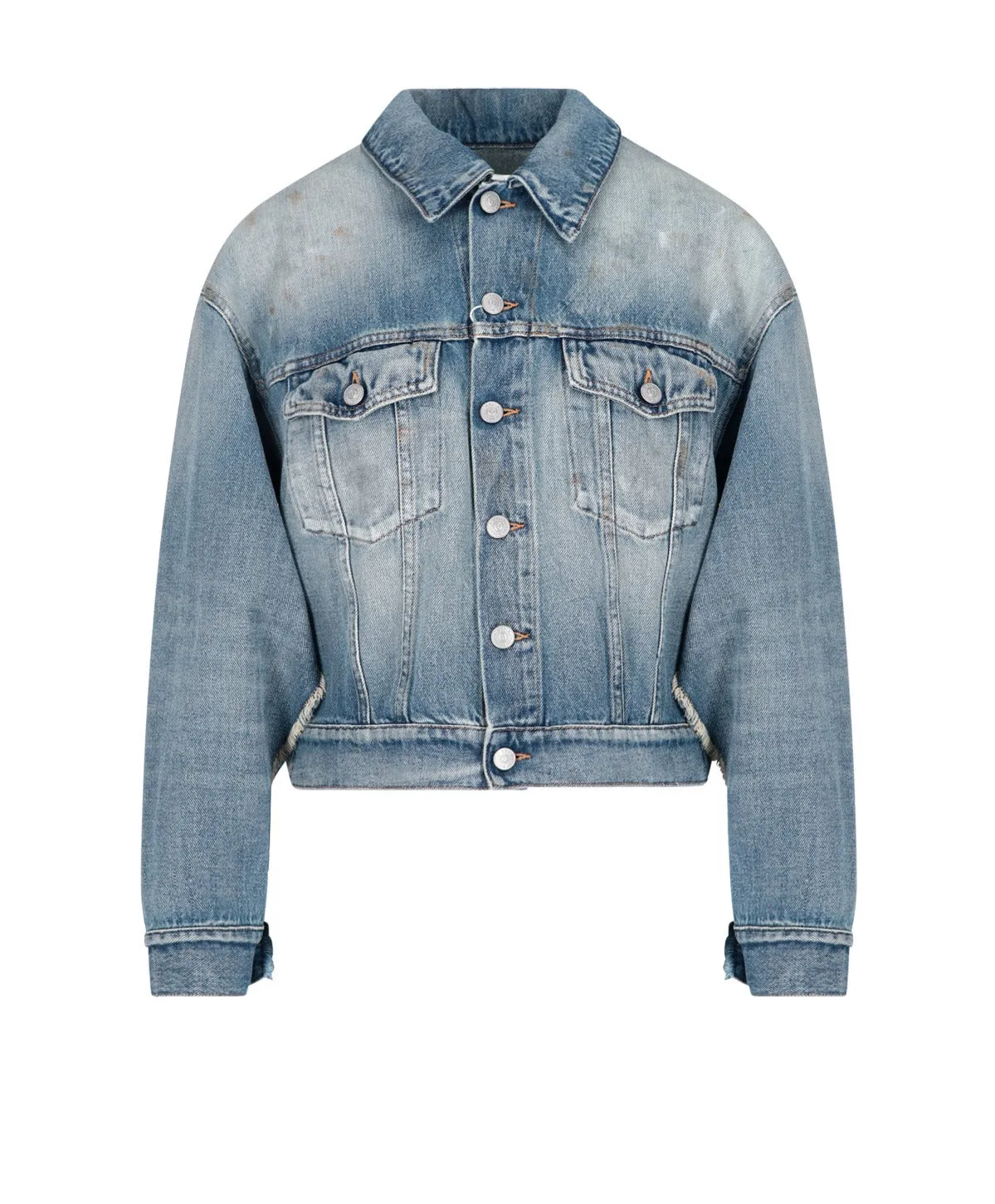 MM6 Maison Margiela Distressed Denim Jacket
