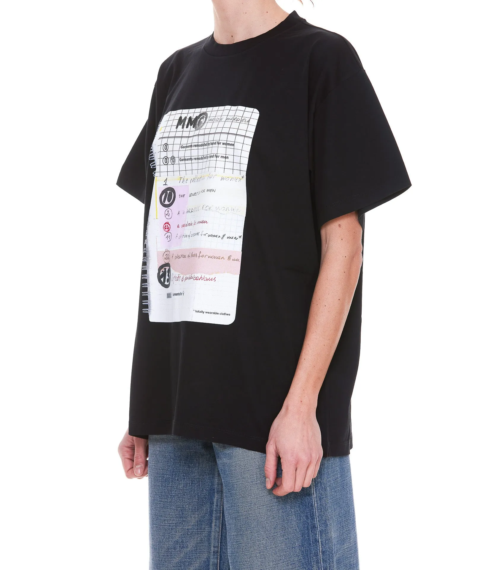 MM6 Maison Margiela Graphic Printed Crewneck T-Shirt