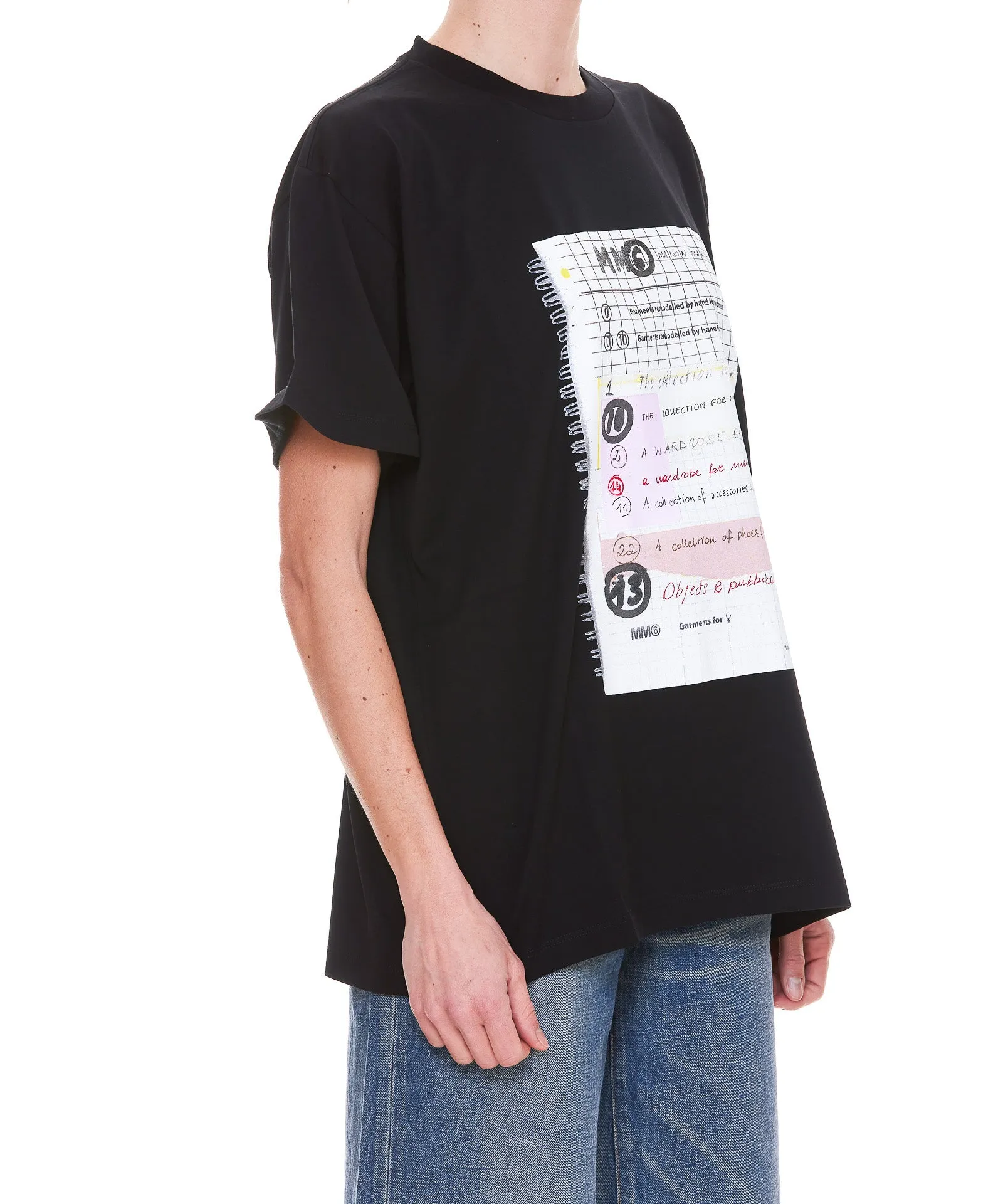 MM6 Maison Margiela Graphic Printed Crewneck T-Shirt