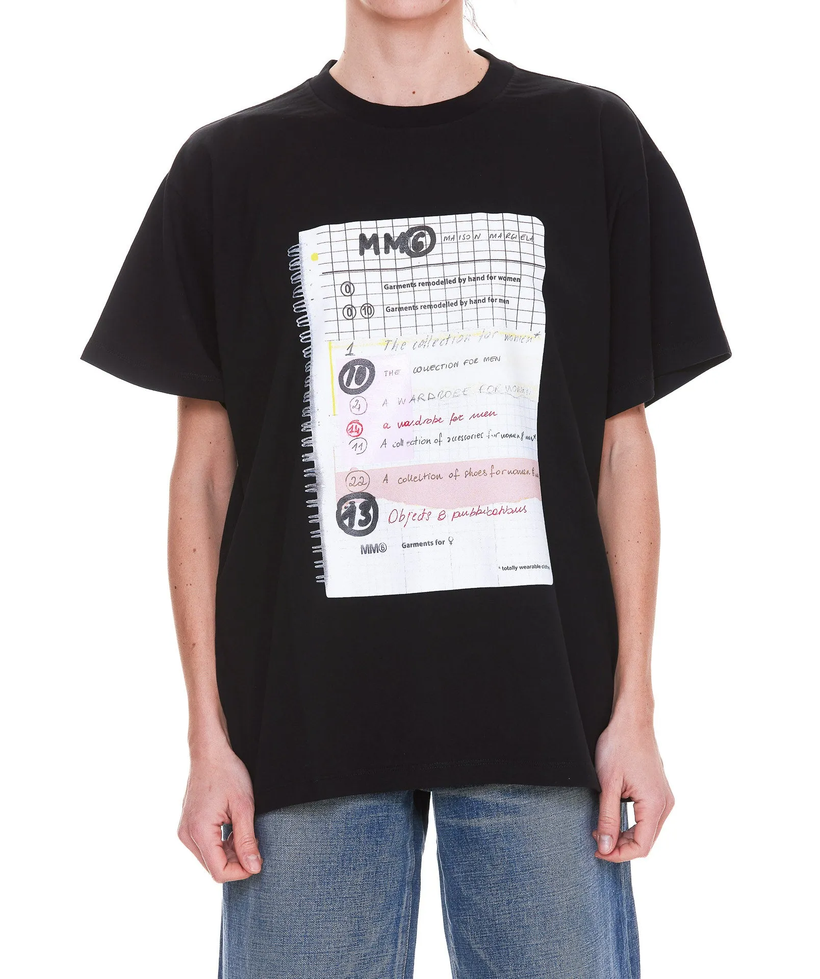 MM6 Maison Margiela Graphic Printed Crewneck T-Shirt