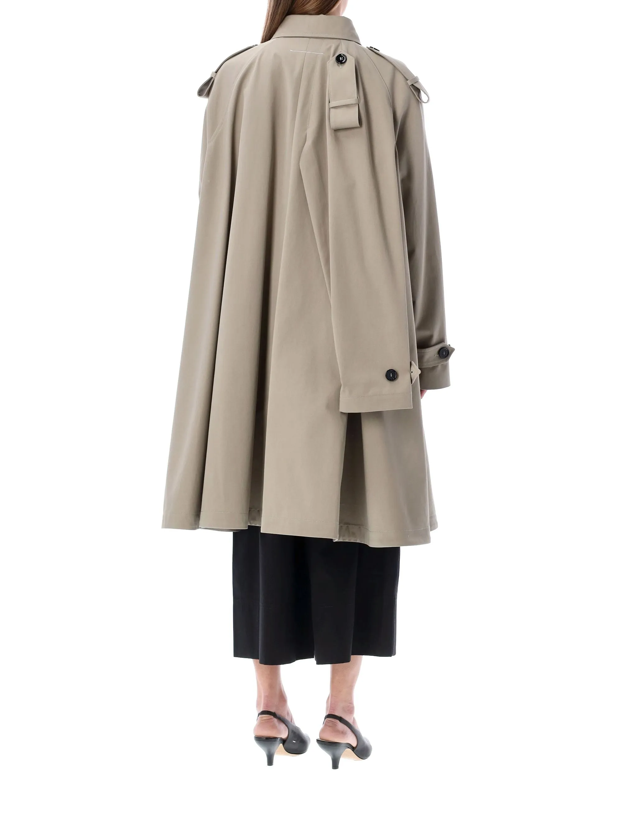 MM6 Maison Margiela Hanging Sleeves Trench Coat