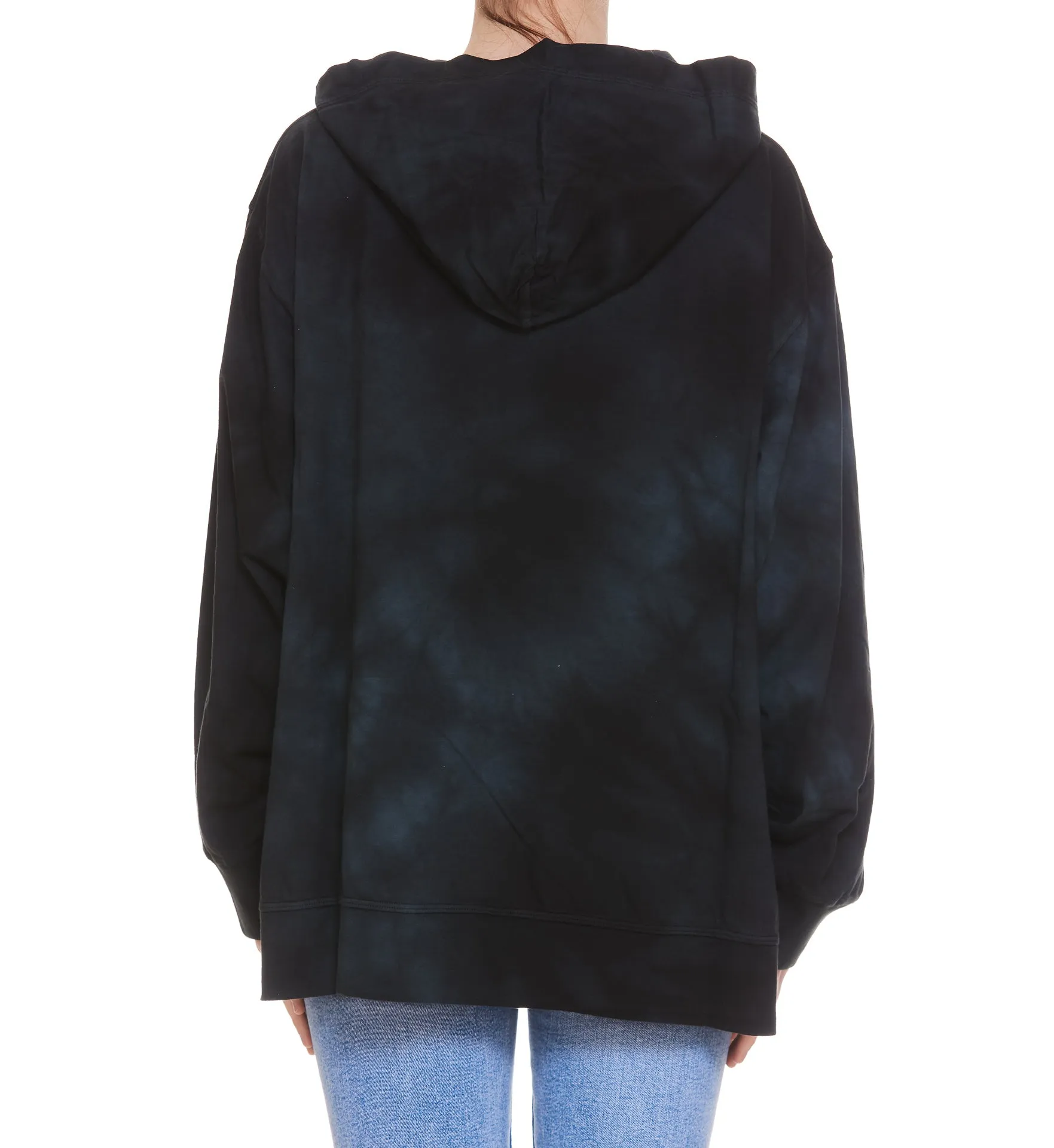 MM6 Maison Margiela Logo Patch Long-Sleeved Hoodie