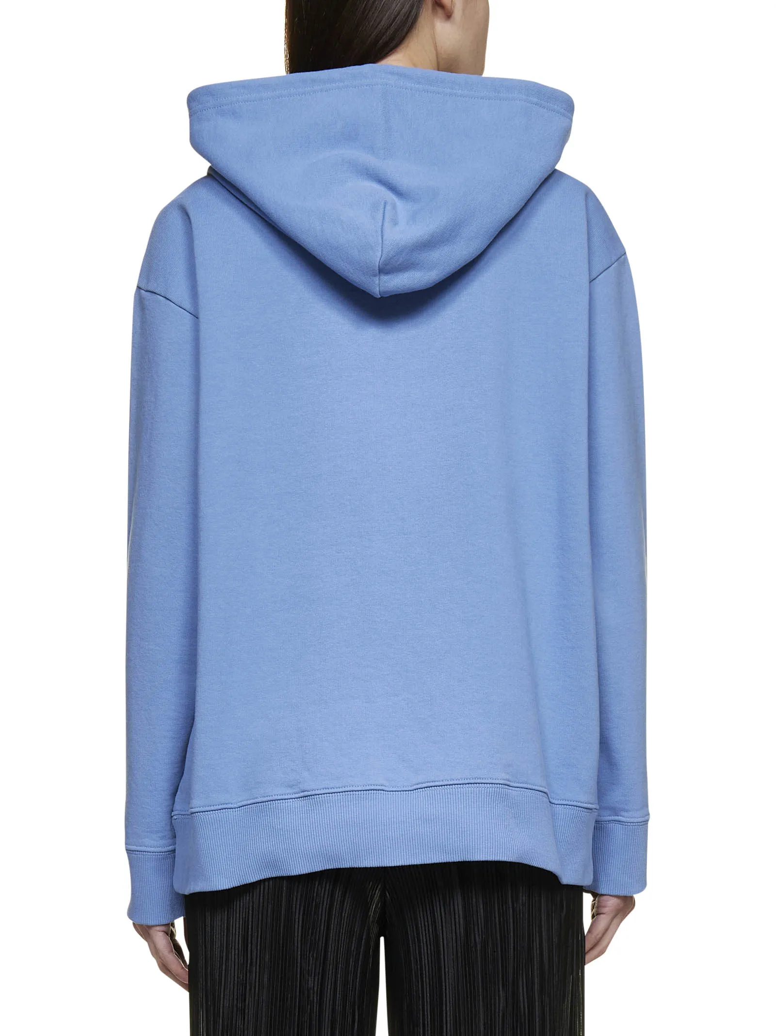 MM6 Maison Margiela Logo Printed Drawstring Hoodie