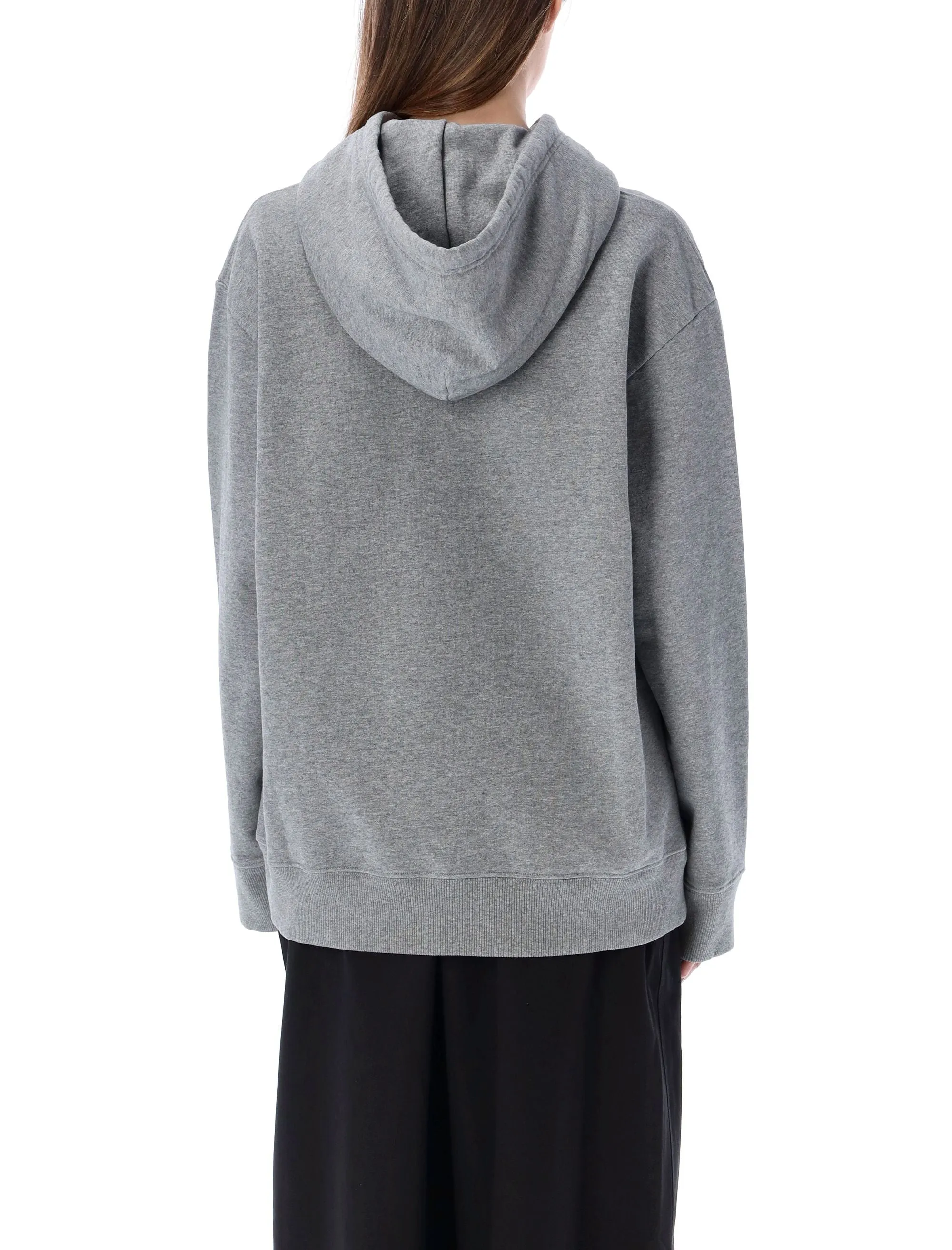 MM6 Maison Margiela Logo Printed Drawstring Hoodie