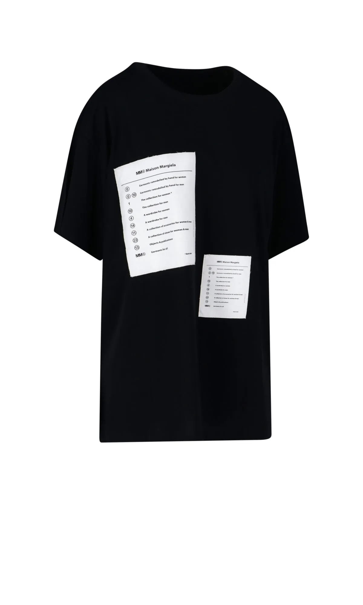 MM6 Maison Margiela Patch Detailed Crewneck T-Shirt