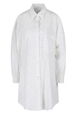 MM6 Maison Margiela Polka Dot Shirt Dress