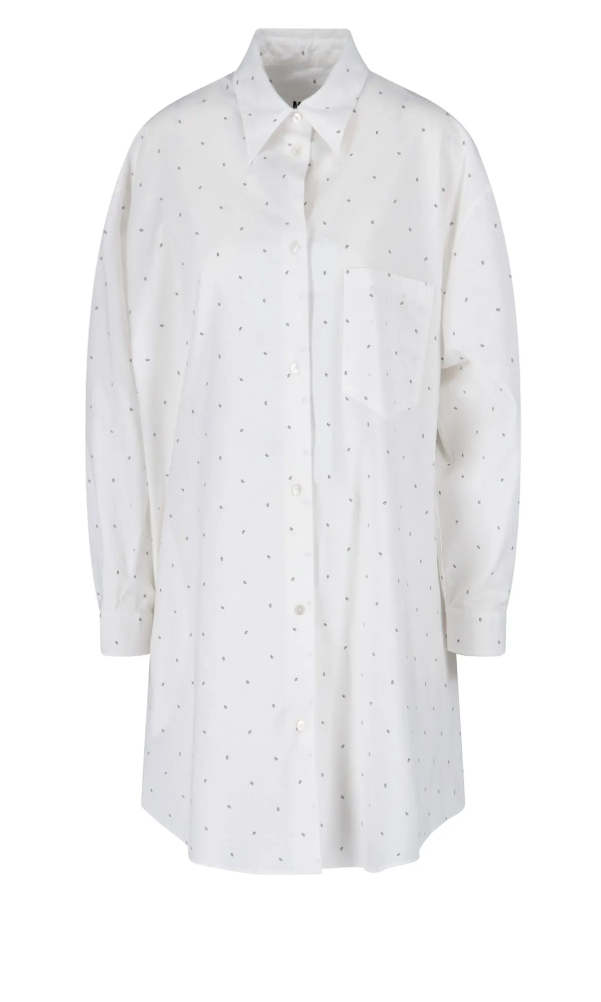 MM6 Maison Margiela Polka Dot Shirt Dress